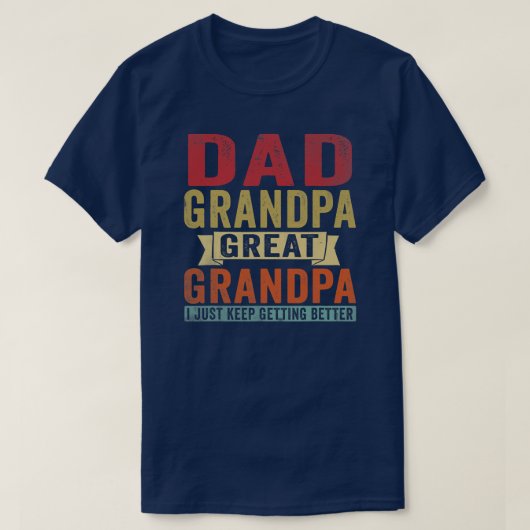 pa opa grote opa vaderdag van t-shirt (Design voorkant)
