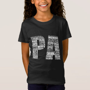 Pa Opa Word Cloud Vaderdag Gift T-shirt