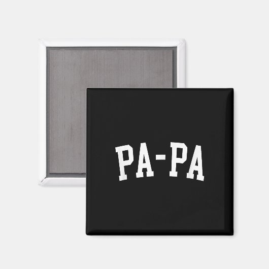 Pa-pa _1 magneet (Voorkant / Achterkant)