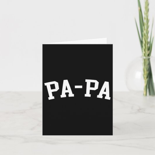 Pa-pa _2 kaart (Voorkant)