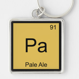 Pa - Pale Ale Chemie Element Symbool Bier T-shirt Sleutelhanger