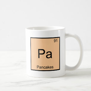 Pa - Pancakes Funny Chemistry Element Symbol T-shi Koffiemok
