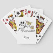 pá, papá, papi, papito, papacito pokerkaarten (Achterkant)