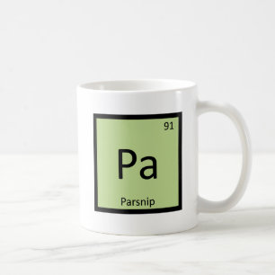 Pa - Pastinaak Groente Chemie Periodiek Systeem Koffiemok