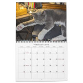 PA Paws 2025 12 maanden gepersonaliseerde kalender (Feb 2026)