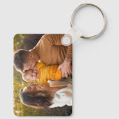 Pa Photo Collage Sleutelhanger voor Vaderdag (Achterkant)