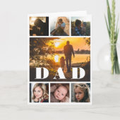 Pa Photo Collage Vaderdag Kaart (Voorkant)