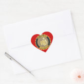 PA PHYSICIAN ASSISTANT LOGO HART STICKER (Envelop)