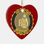 PA PHYSICIAN ASSISTANT LOGO KERAMISCH ORNAMENT (Rechts)