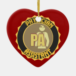 PA PHYSICIAN ASSISTANT LOGO KERAMISCH ORNAMENT