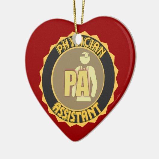 PA PHYSICIAN ASSISTANT LOGO KERAMISCH ORNAMENT (Links)