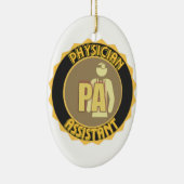 PA PHYSICIAN ASSISTANT LOGO KERAMISCH ORNAMENT (Rechts)