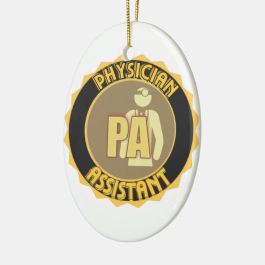 PA PHYSICIAN ASSISTANT LOGO KERAMISCH ORNAMENT (Links)