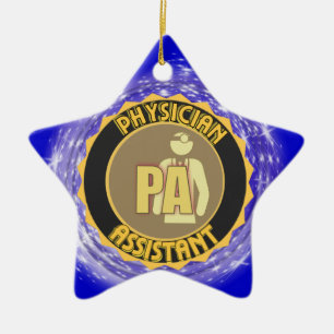 PA PHYSICIAN ASSISTANT LOGO KERAMISCH ORNAMENT