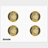 PA PHYSICIAN ASSISTANT LOGO RECHTHOEKIGE STICKER (Vel)