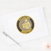 PA PHYSICIAN ASSISTANT LOGO RECHTHOEKIGE STICKER (Envelop)