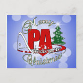 PA PHYSICIAN ASSISTANT MERRY CHRISTMAS FEESTDAGENKAART (Voorkant)