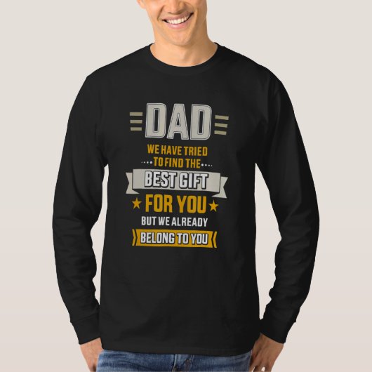 Pa probeerde het beste te vinden van Father Day ui T-shirt (Voorkant)
