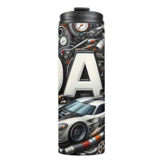 Pa: Racen, Auto's, Mechanic's Dream Thermosbeker (Voorkant)