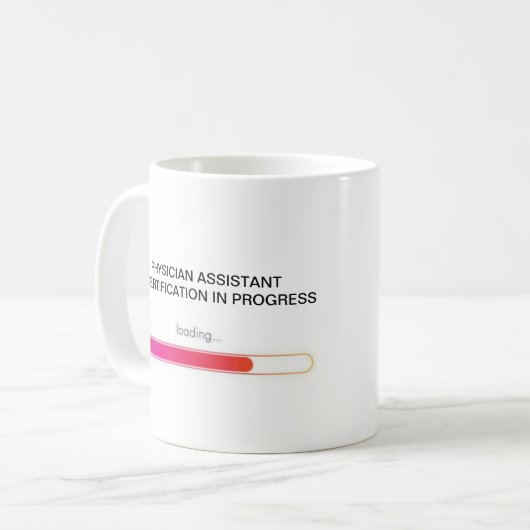 PA Recertification Coffee Mok (Voorkant links)