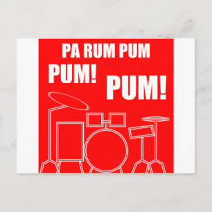 Pa Rum Pum Pum Pum Briefkaart