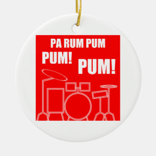 Pa Rum Pum Pum Pum Keramisch Ornament