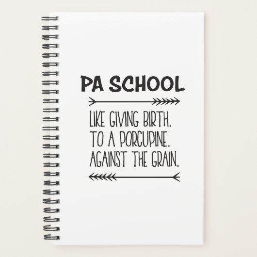 PA School Physician Assistant Student Funny Planner (Voorkant)