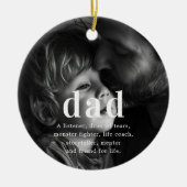 pa | Sentimentele foto KeepSake Kerstmis Keramisch Ornament (Voorkant)