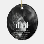 pa | Sentimentele foto KeepSake Kerstmis Keramisch Ornament (Links)