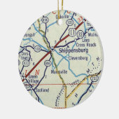  PA Shipensburg Keramisch Ornament (Links)