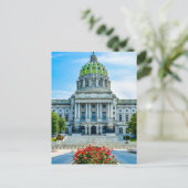 PA State Capitol Briefkaart (Staand voorkant)