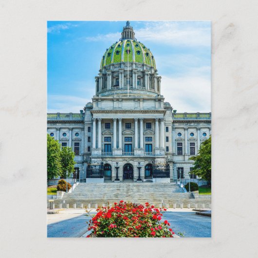 PA State Capitol Briefkaart (Voorkant)