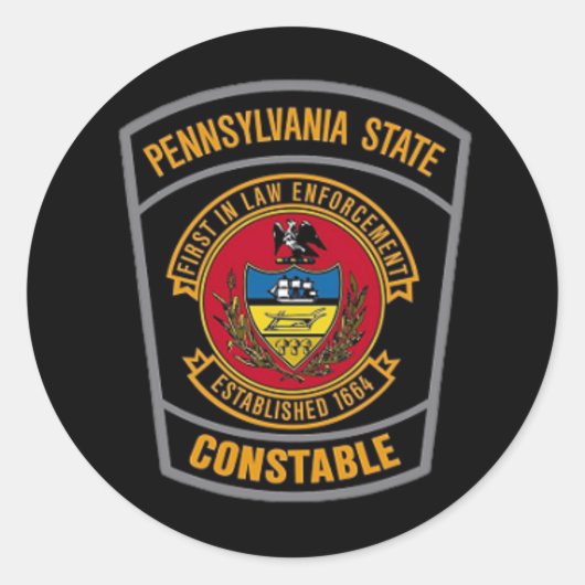 PA State Constable Stickers (Voorkant)