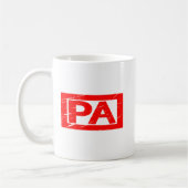 Pa stempel koffiemok (Links)