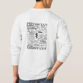 PA Tal design lange hoes T-shirt (Achterkant)