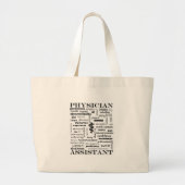 PA Tall Design Canvas Bag Grote Tote Bag (Voorkant)