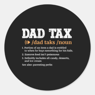 Pa Tax Definition Retro Ronde Sticker