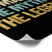 Pa The Man Myth Legend Shirt Funny Father Dad Chri Poster (Hoek)