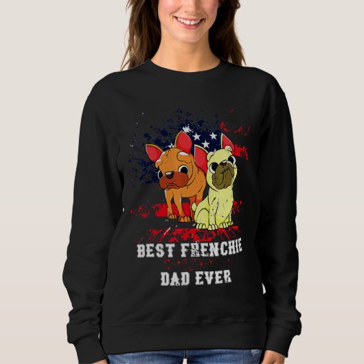 Pa Usa French Bulldog Trui (Voorkant)