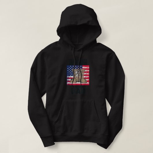 Pa Vaderdag Mijn favoriete veteraan is mijn vader Hoodie (Design voorkant)