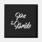 PA van de bruid huwelijksfeest matching bruids dee Magneet (Voorkant)