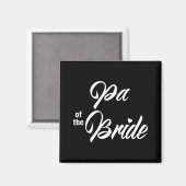 PA van de bruid huwelijksfeest matching bruids dee Magneet (Voorkant / Achterkant)