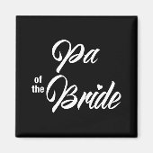 PA van de bruid huwelijksfeest matching bruids dee Magneet (Voorkant)