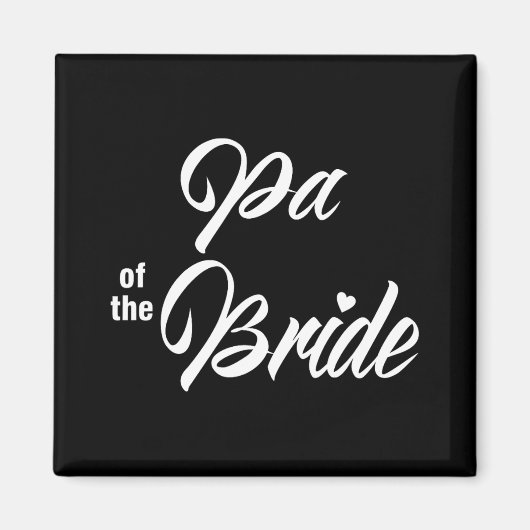 PA van de bruid huwelijksfeest matching bruids dee Magneet (Voorkant)