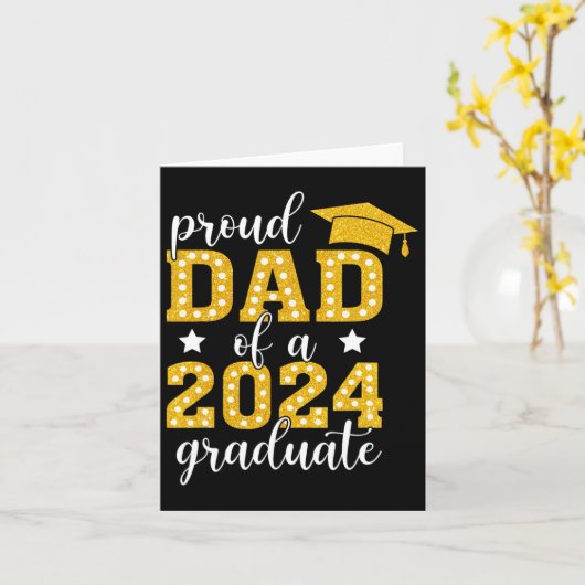 Pa van een CL van 2024 Afstuderen senior Afstudere Kaart (Gele Bloem)