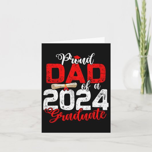 Pa van een CL van 2024 Afstuderen senior Afstudere Kaart (Voorkant)