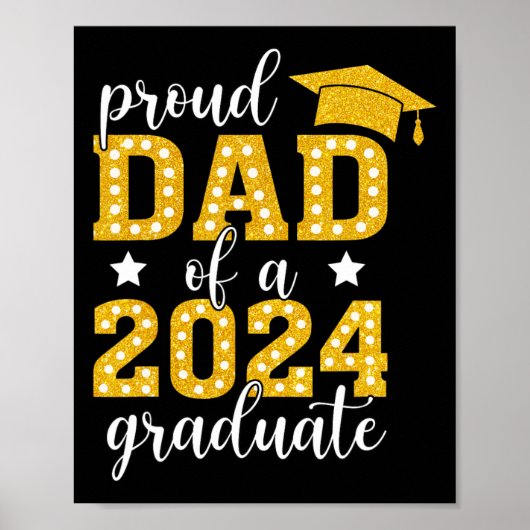 Pa van een CL van 2024 Afstuderen senior Afstudere Poster (Voorkant)