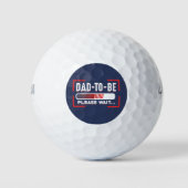 Pa, wacht alsjeblieft. golfballen (Voorkant)