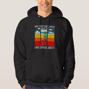 Pa wat wolken gemaakt van de Retro van de Programm Hoodie