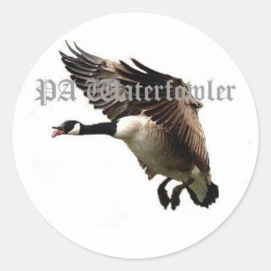 Pa Waterfowler Gans Sticker